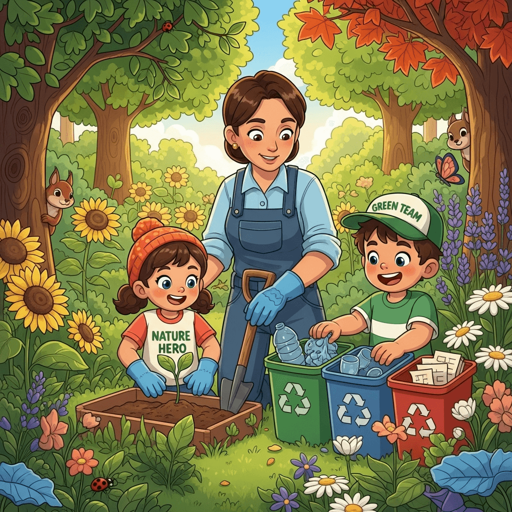 Éduquer ses enfants à l'écologie : Le guide complet pour démultiplier votre impact environnemental